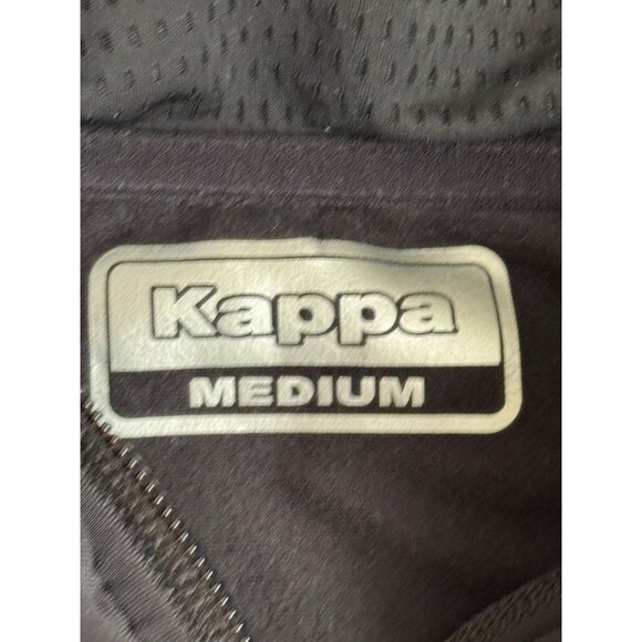Kappa Women's Medium Black Hooded Zip-Up Jacket - Picture 3 of 10